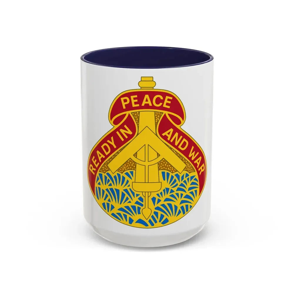 138 Field Artillery Brigade 2 (U.S. Army) Accent Coffee Mug 15oz Navy - Go Mug Yourself