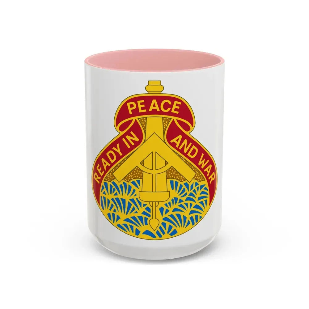 138 Field Artillery Brigade 2 (U.S. Army) Accent Coffee Mug 15oz Pink - Go Mug Yourself