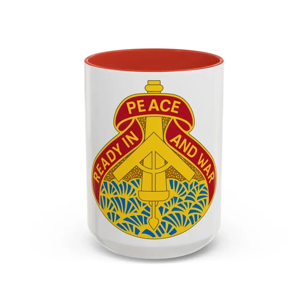 138 Field Artillery Brigade 2 (U.S. Army) Accent Coffee Mug 15oz Red - Go Mug Yourself