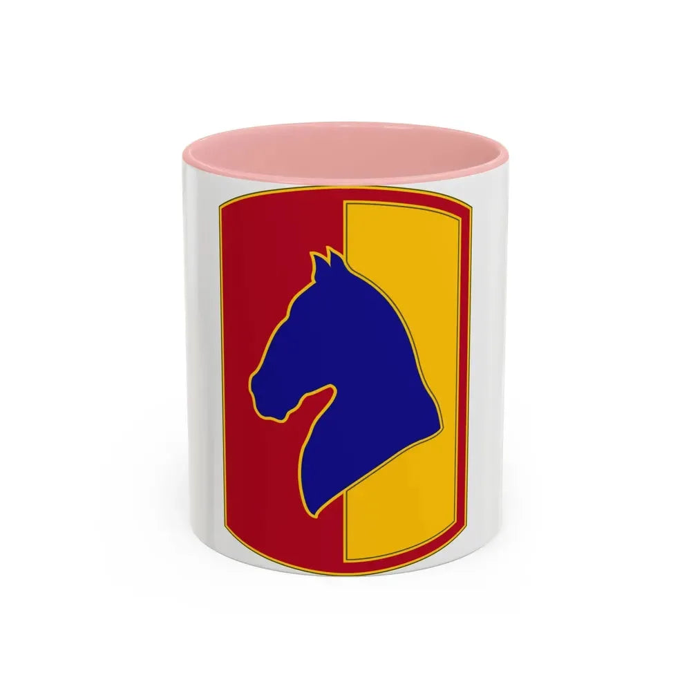 138 Field Artillery Brigade 3 (U.S. Army) Accent Coffee Mug 11oz Pink - Go Mug Yourself