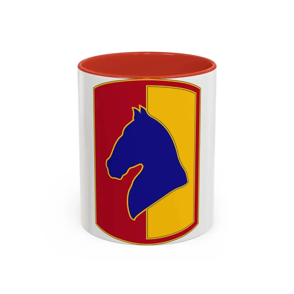138 Field Artillery Brigade 3 (U.S. Army) Accent Coffee Mug 11oz Red - Go Mug Yourself
