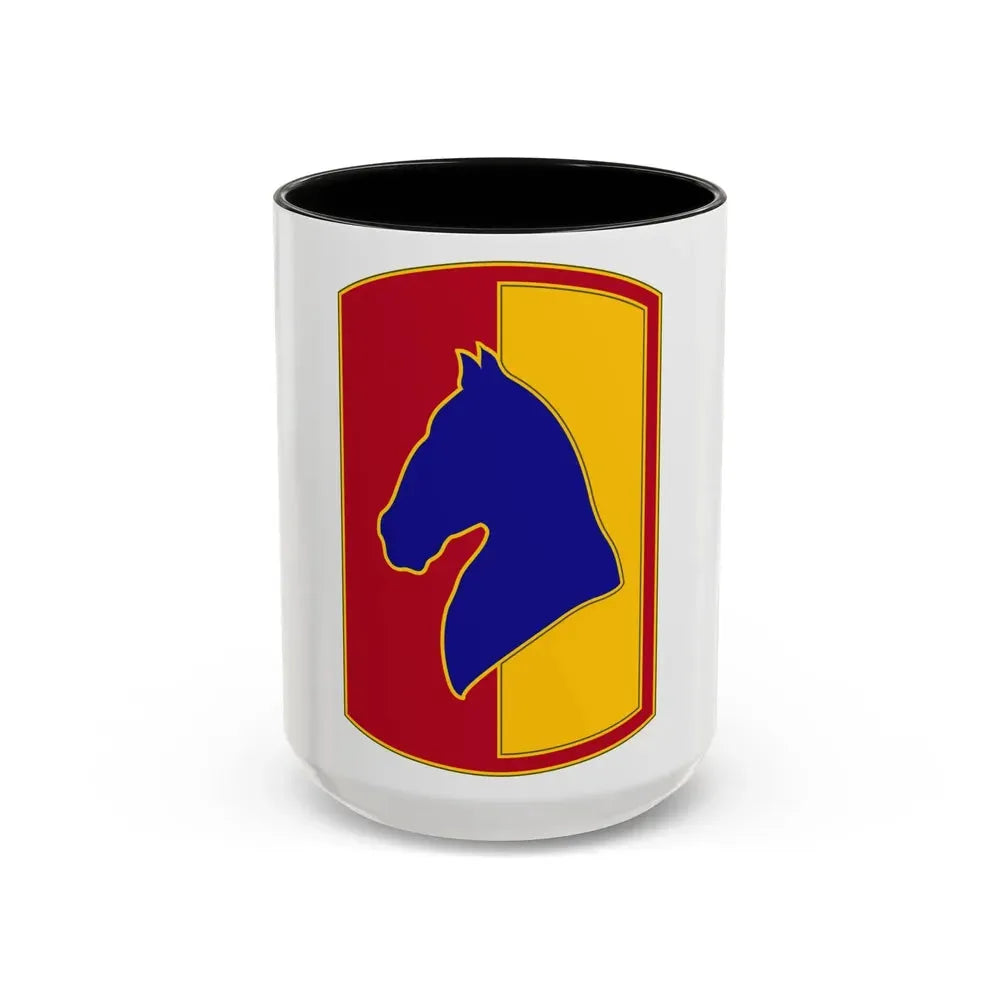 138 Field Artillery Brigade 3 (U.S. Army) Accent Coffee Mug 15oz Black - Go Mug Yourself