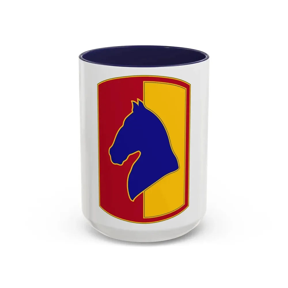 138 Field Artillery Brigade 3 (U.S. Army) Accent Coffee Mug 15oz Navy - Go Mug Yourself