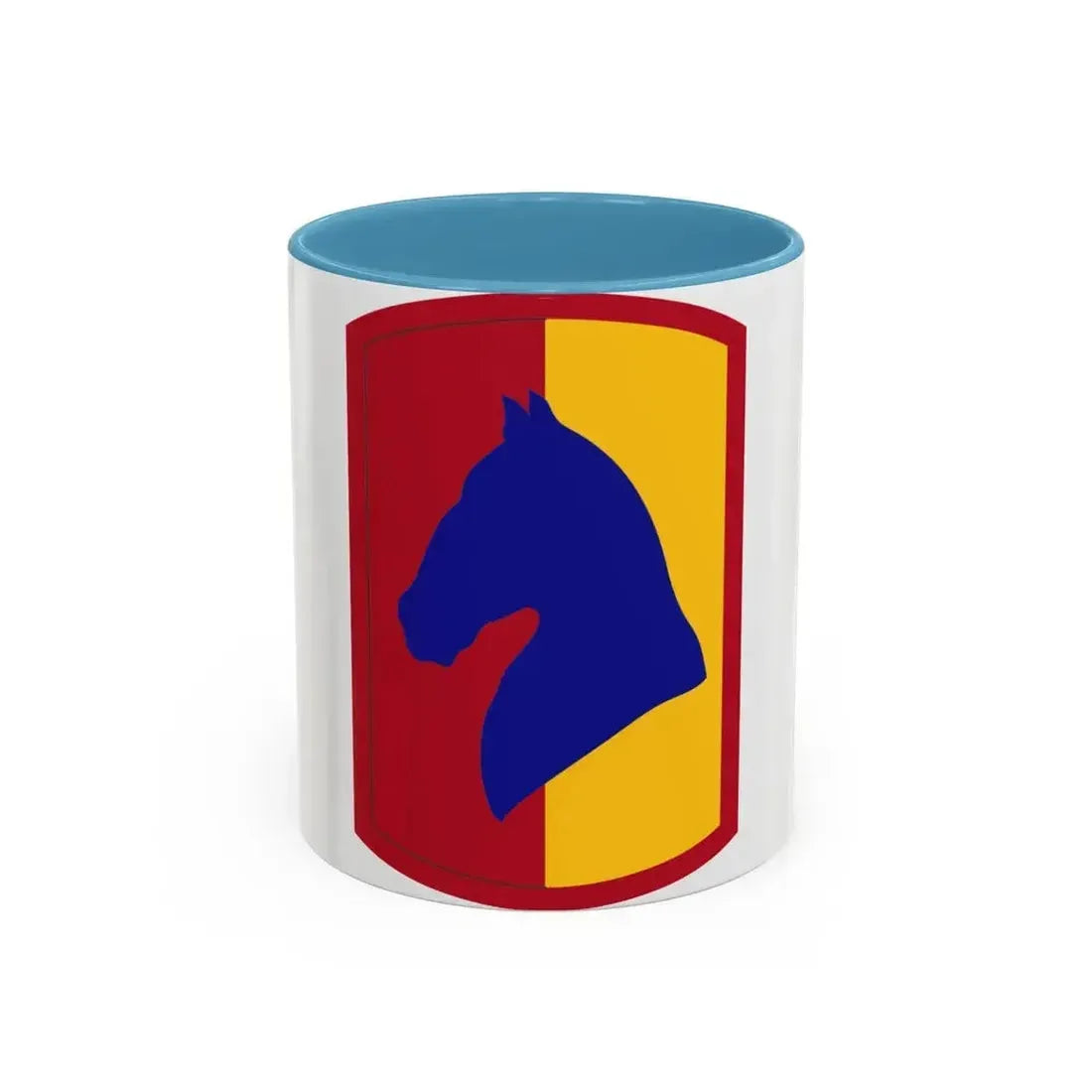 138 Field Artillery Brigade (U.S. Army) Accent Coffee Mug 11oz Light Blue - Go Mug Yourself