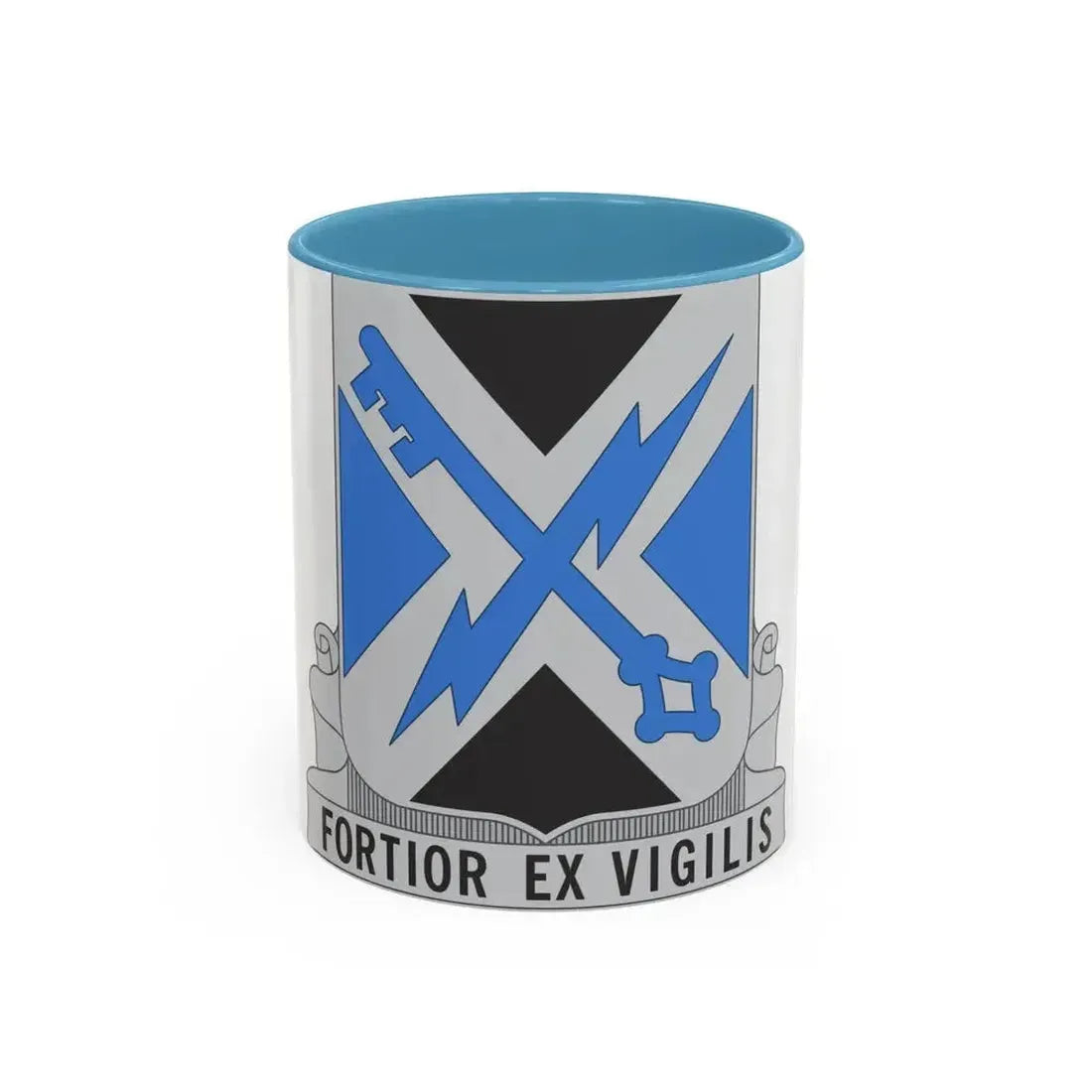 138 Military Intelligence Battalion (U.S. Army) Accent Coffee Mug 11oz Light Blue - Go Mug Yourself