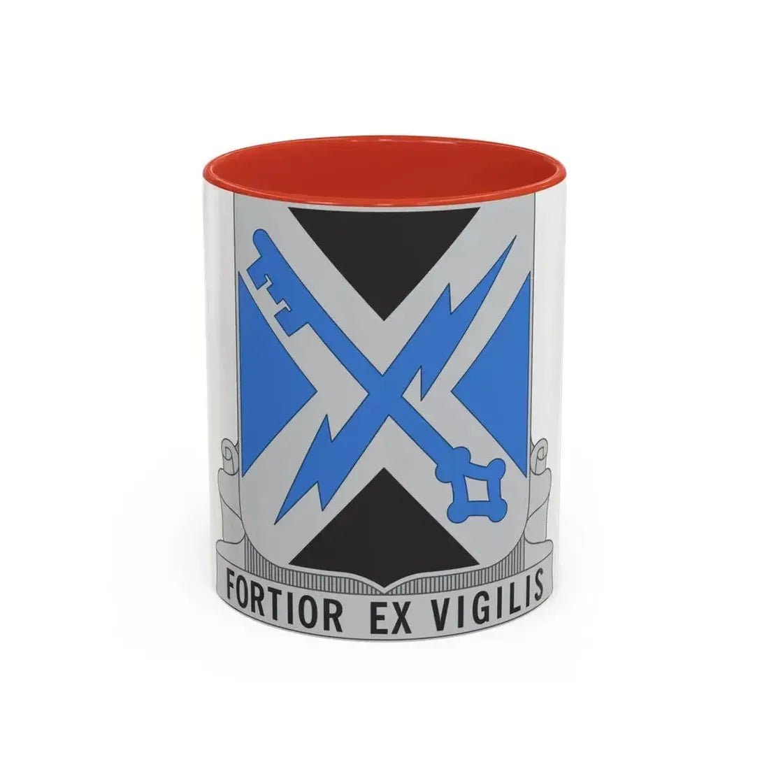 138 Military Intelligence Battalion (U.S. Army) Accent Coffee Mug 11oz Red - Go Mug Yourself