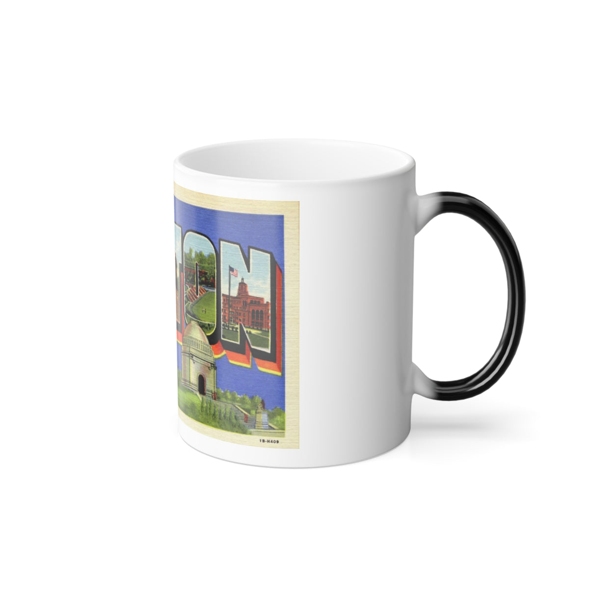 Greetings from Canton Ohio (Greeting Postcards) Color Changing Mug 11oz