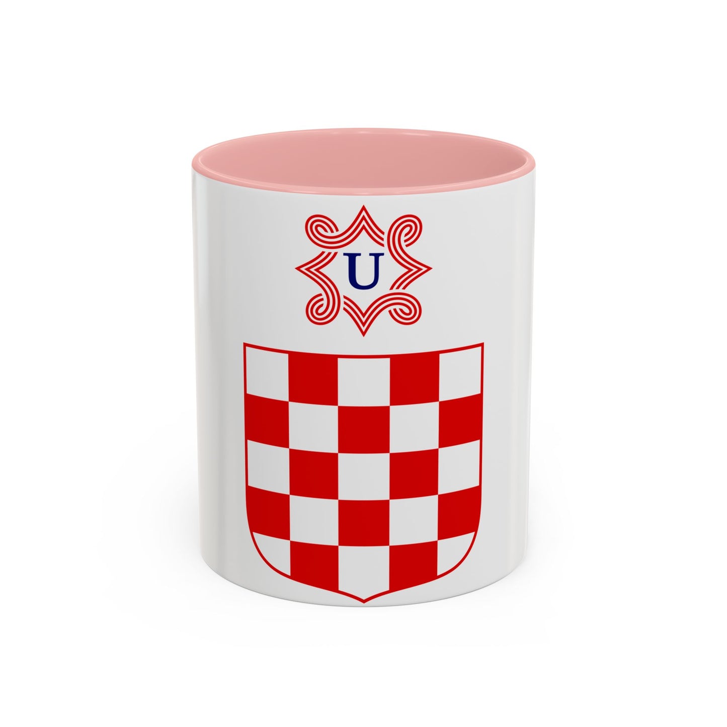 Coat of arms of the Independent State of Croatia - Accent Coffee Mug
