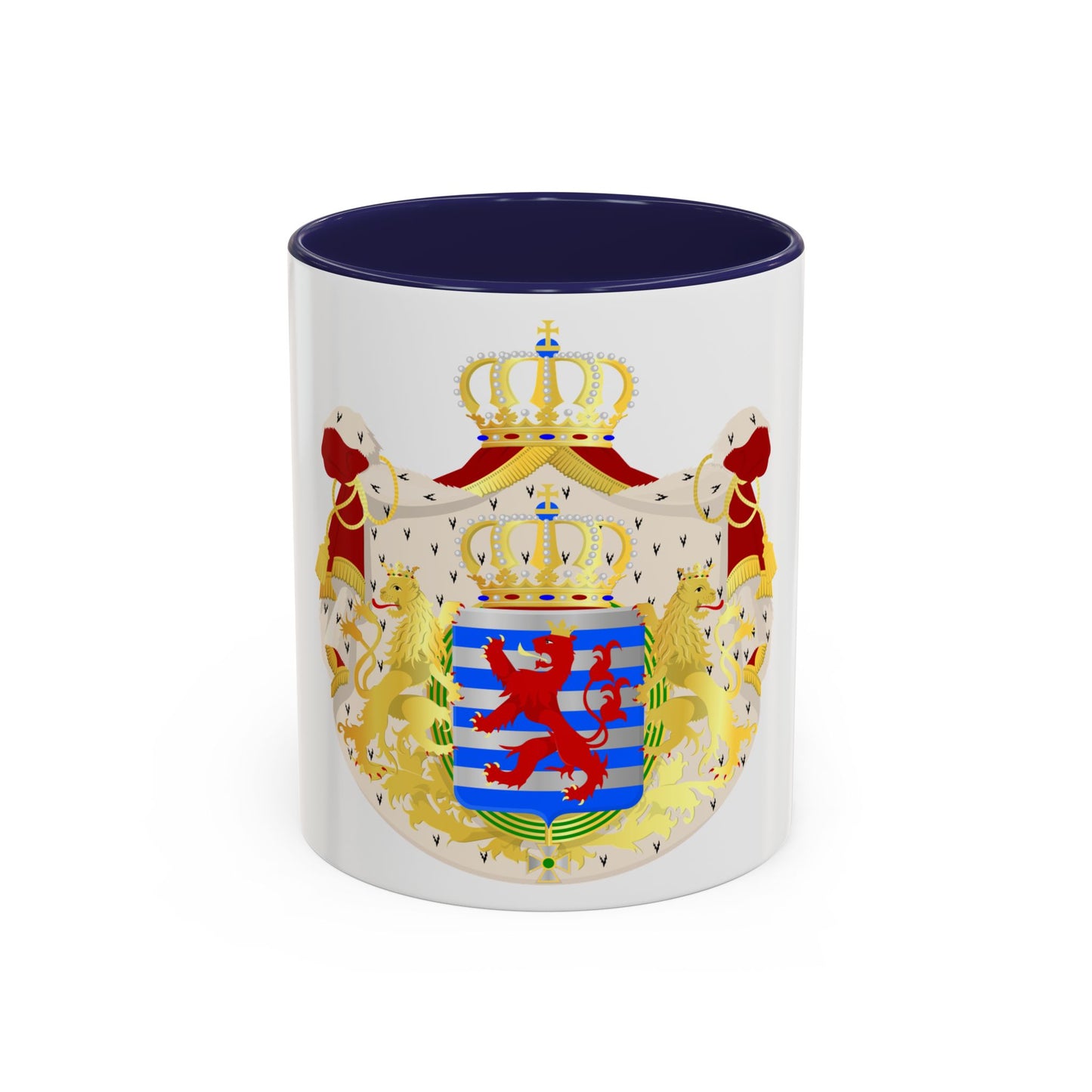 Greater coat of arms of the grand-duchy of Luxembourg - Accent Coffee Mug