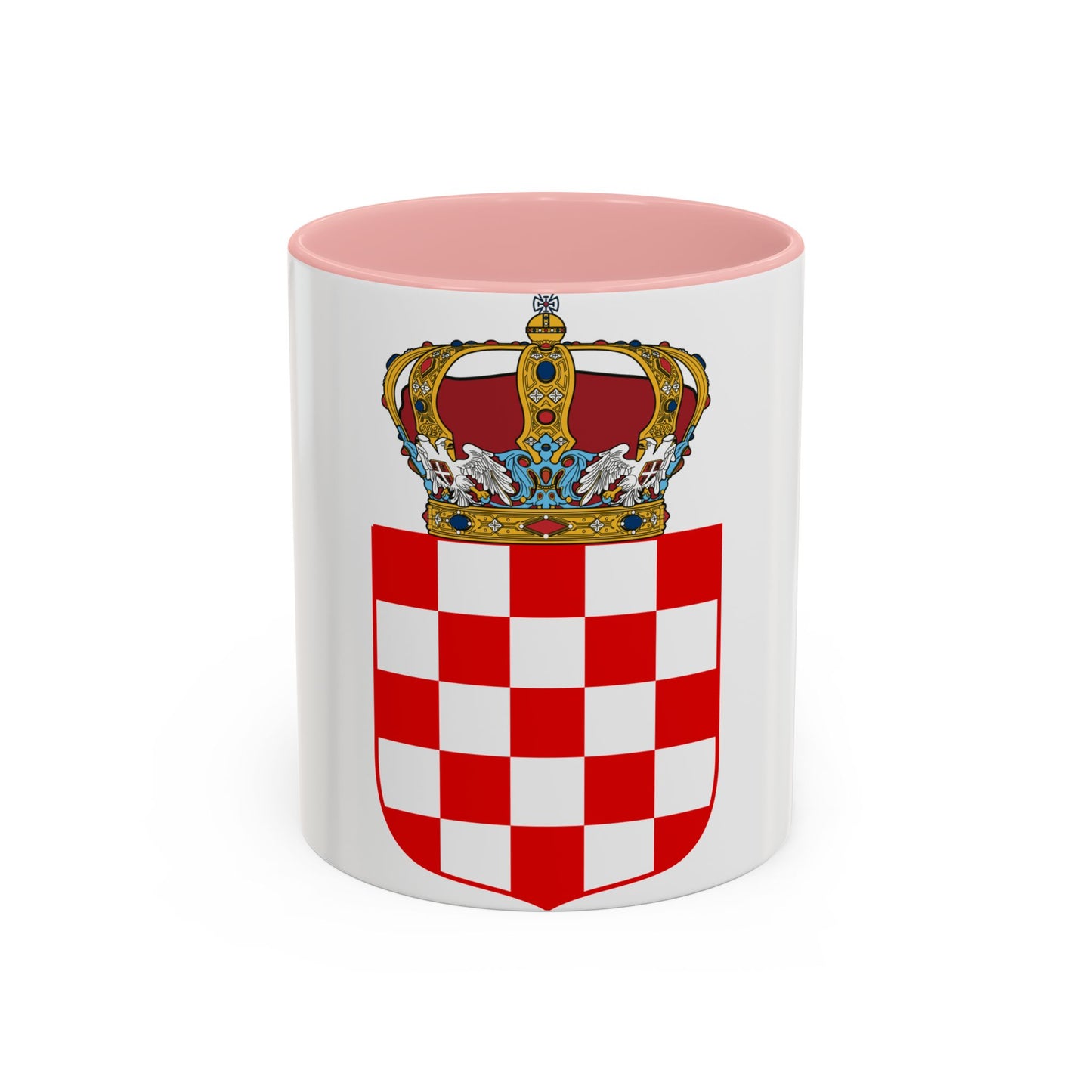 Coat of Arms of the Banate of Croatia - Accent Coffee Mug