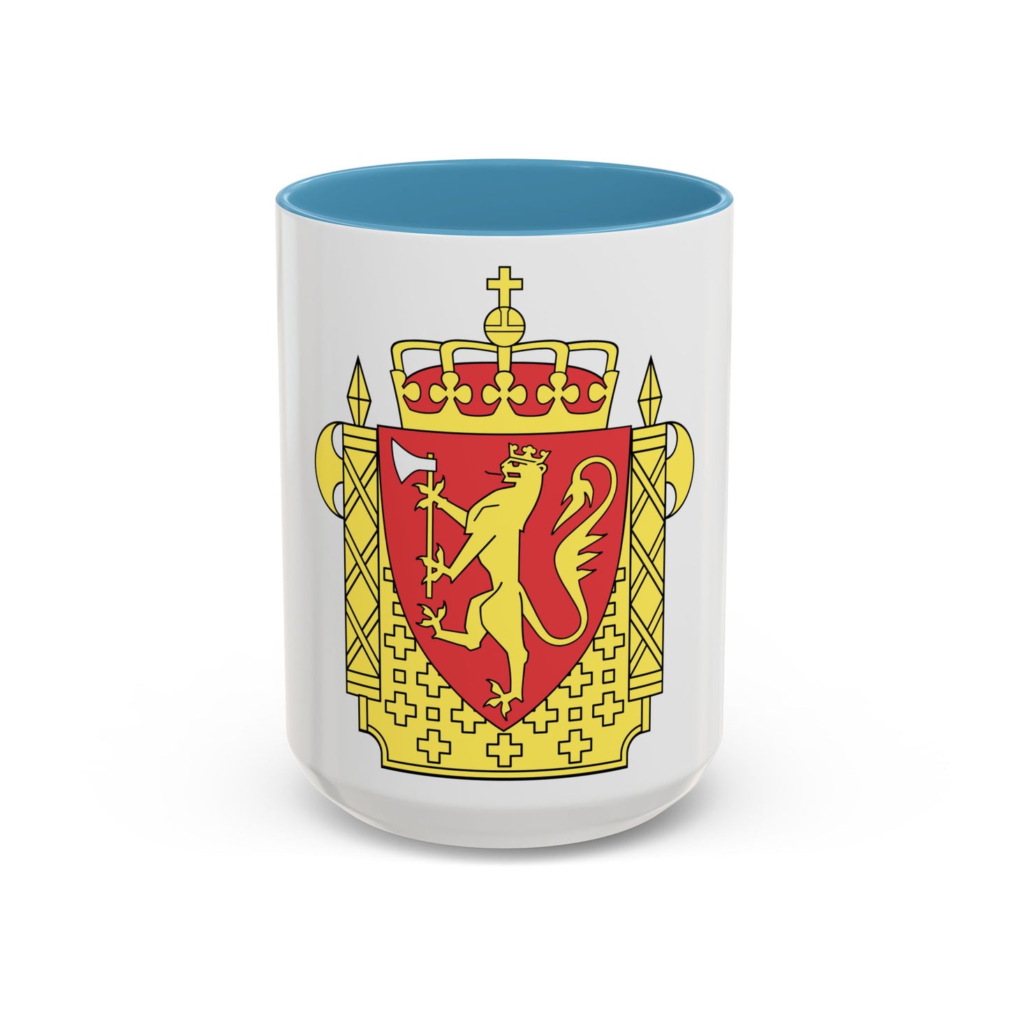 Coat of arms of the Norwegian Police Service - Accent Coffee Mug
