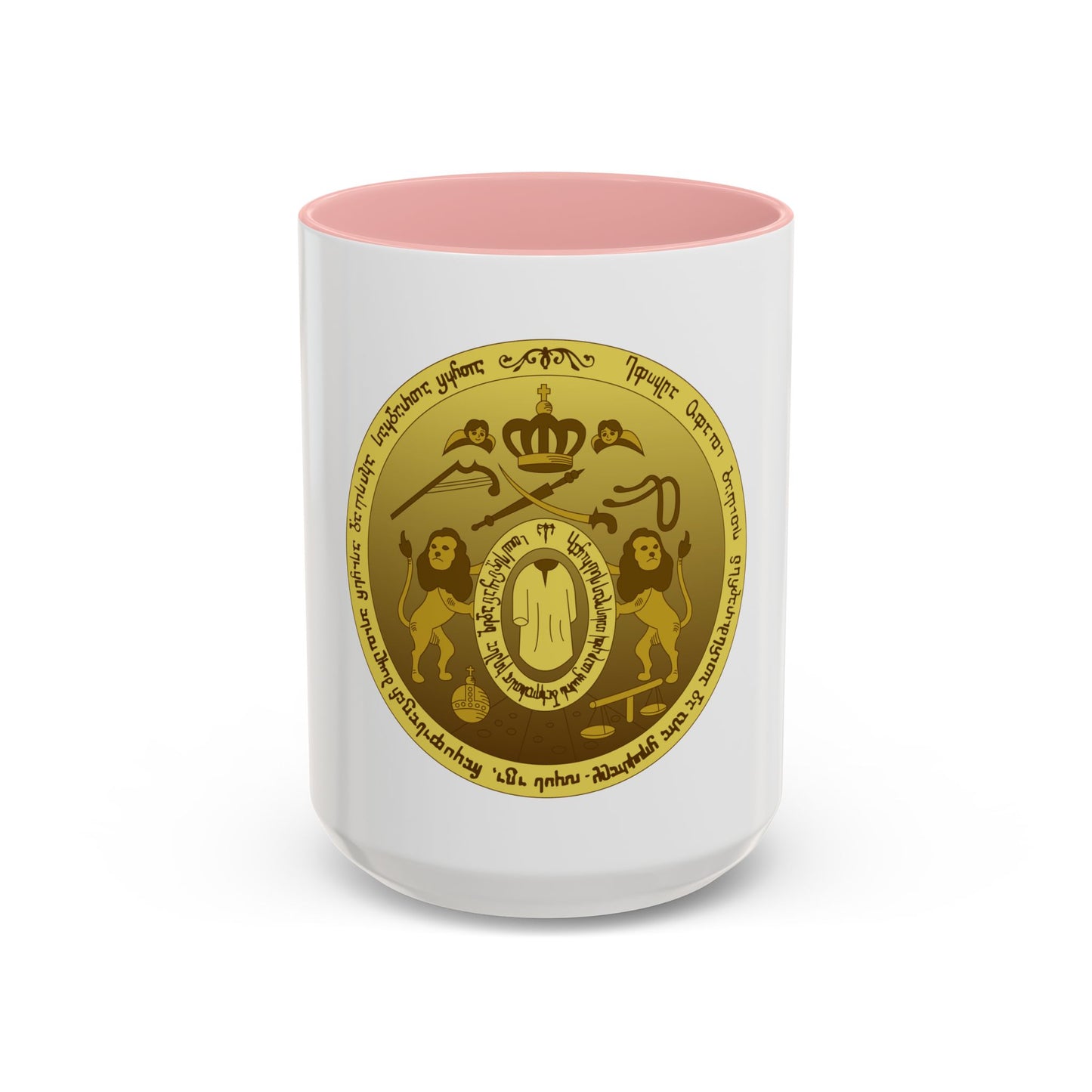 Coat of arms of Kingdom of Kartli-Kakheti - Accent Coffee Mug