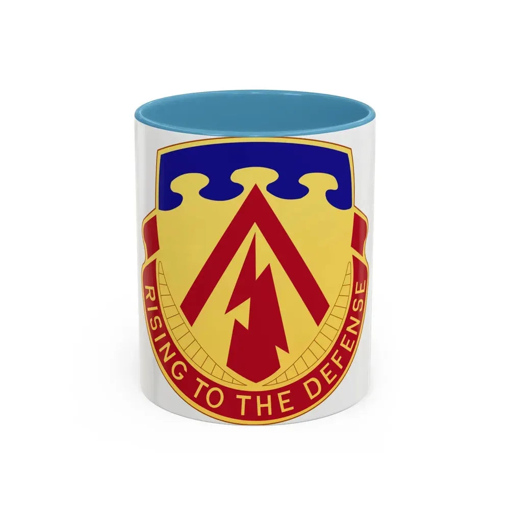 138th Air Defense Artillery Regiment (U.S. Army) Accent Coffee Mug 11oz Light Blue - Go Mug Yourself