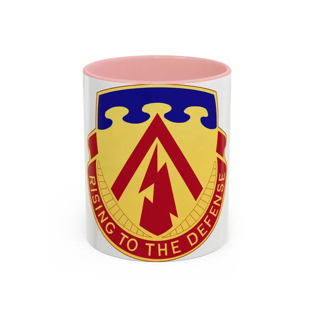 138th Air Defense Artillery Regiment (U.S. Army) Accent Coffee Mug 11oz Pink - Go Mug Yourself