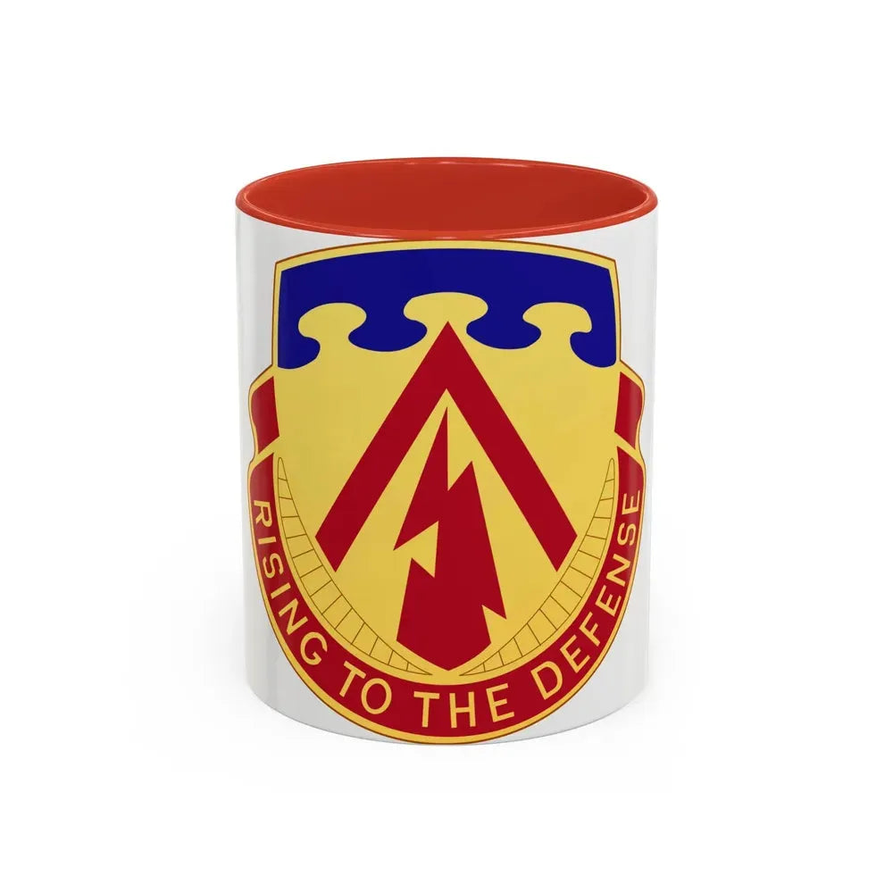 138th Air Defense Artillery Regiment (U.S. Army) Accent Coffee Mug 11oz Red - Go Mug Yourself