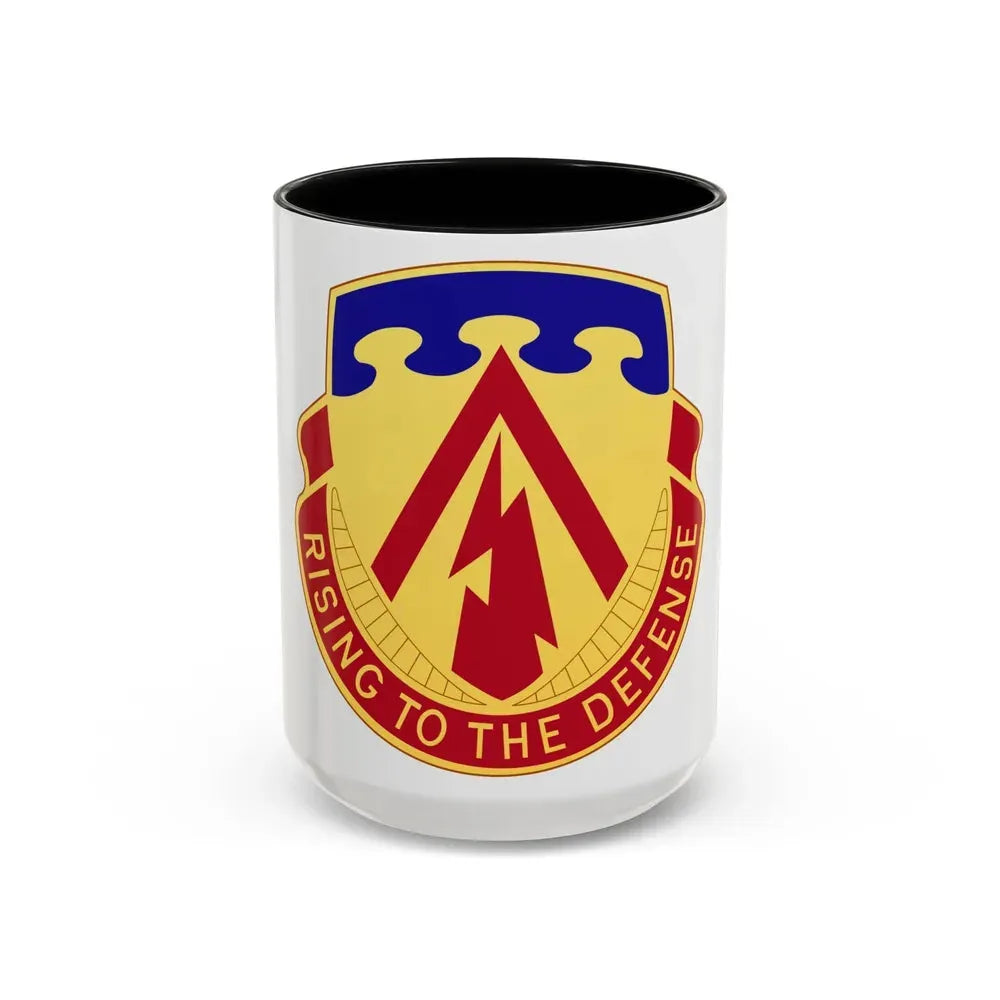 138th Air Defense Artillery Regiment (U.S. Army) Accent Coffee Mug 15oz Black - Go Mug Yourself