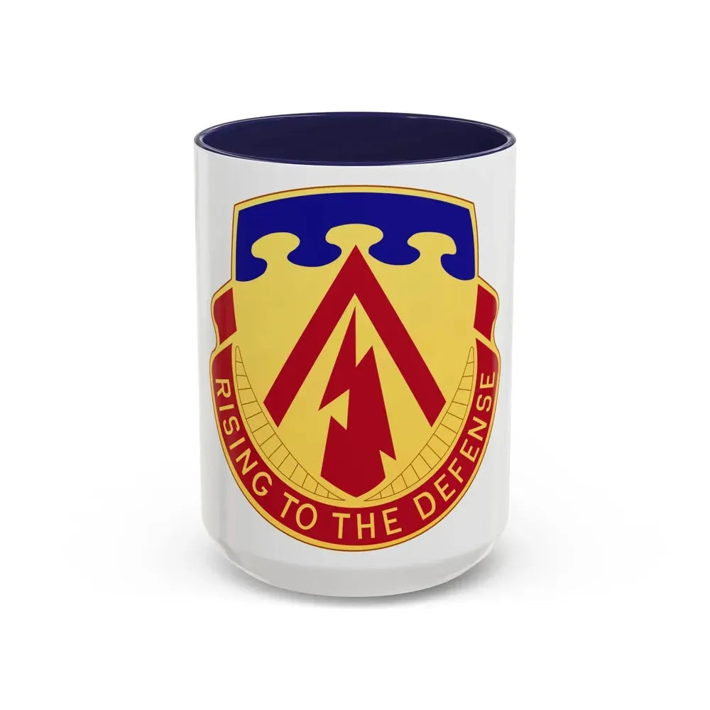 138th Air Defense Artillery Regiment (U.S. Army) Accent Coffee Mug 15oz Navy - Go Mug Yourself