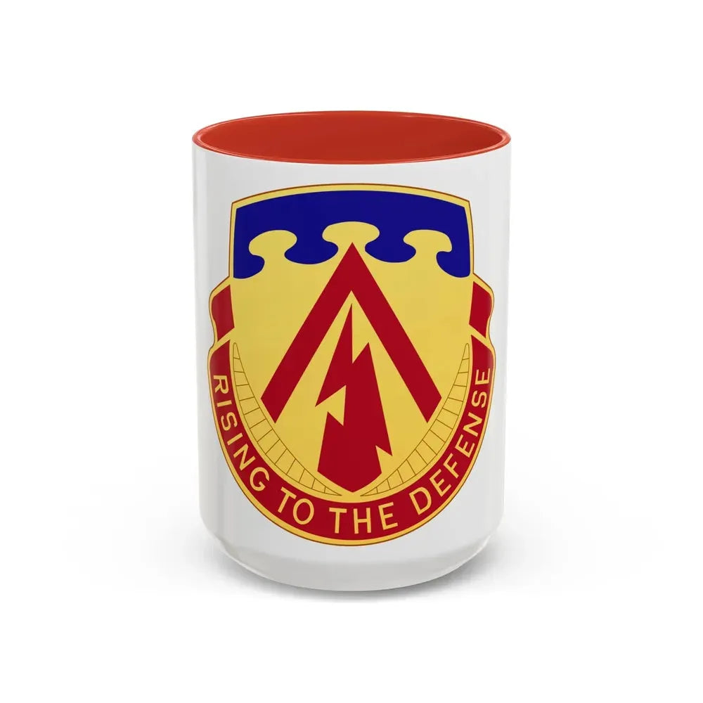 138th Air Defense Artillery Regiment (U.S. Army) Accent Coffee Mug 15oz Red - Go Mug Yourself