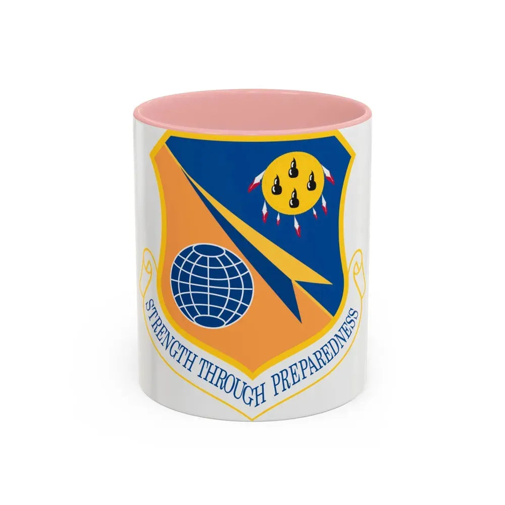 138th Fighter Wing (U.S. Air Force) Accent Coffee Mug 11oz Pink - Go Mug Yourself