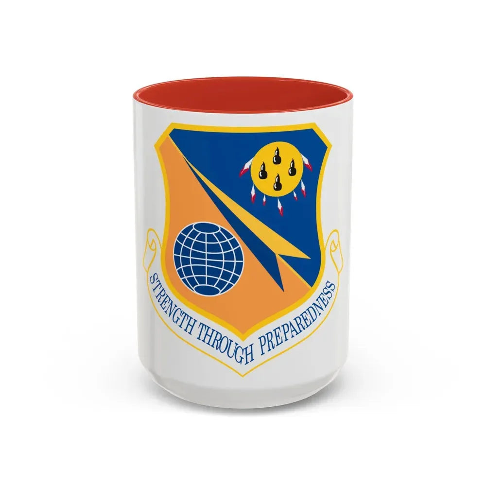 138th Fighter Wing (U.S. Air Force) Accent Coffee Mug 15oz Red - Go Mug Yourself