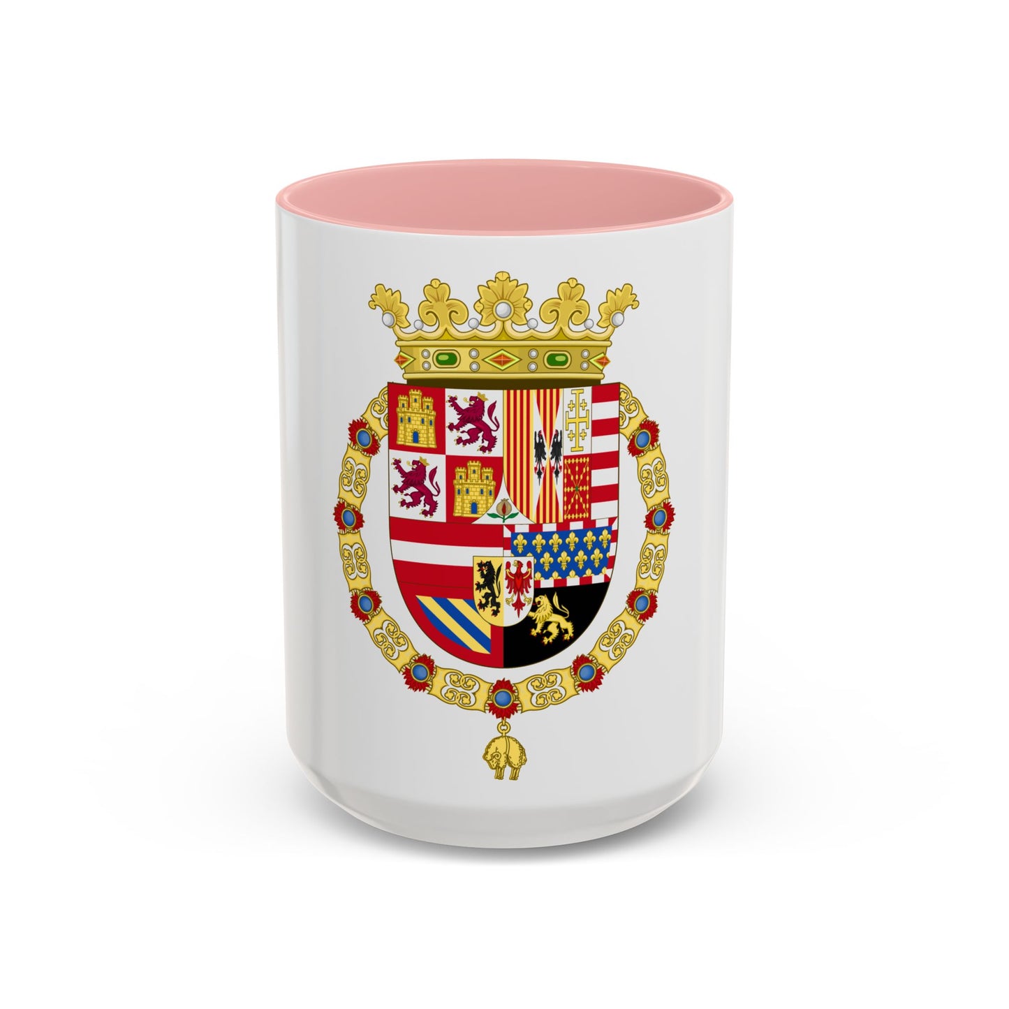 Coat of Arms of Philip II of Spain (1558-1580) - Accent Coffee Mug