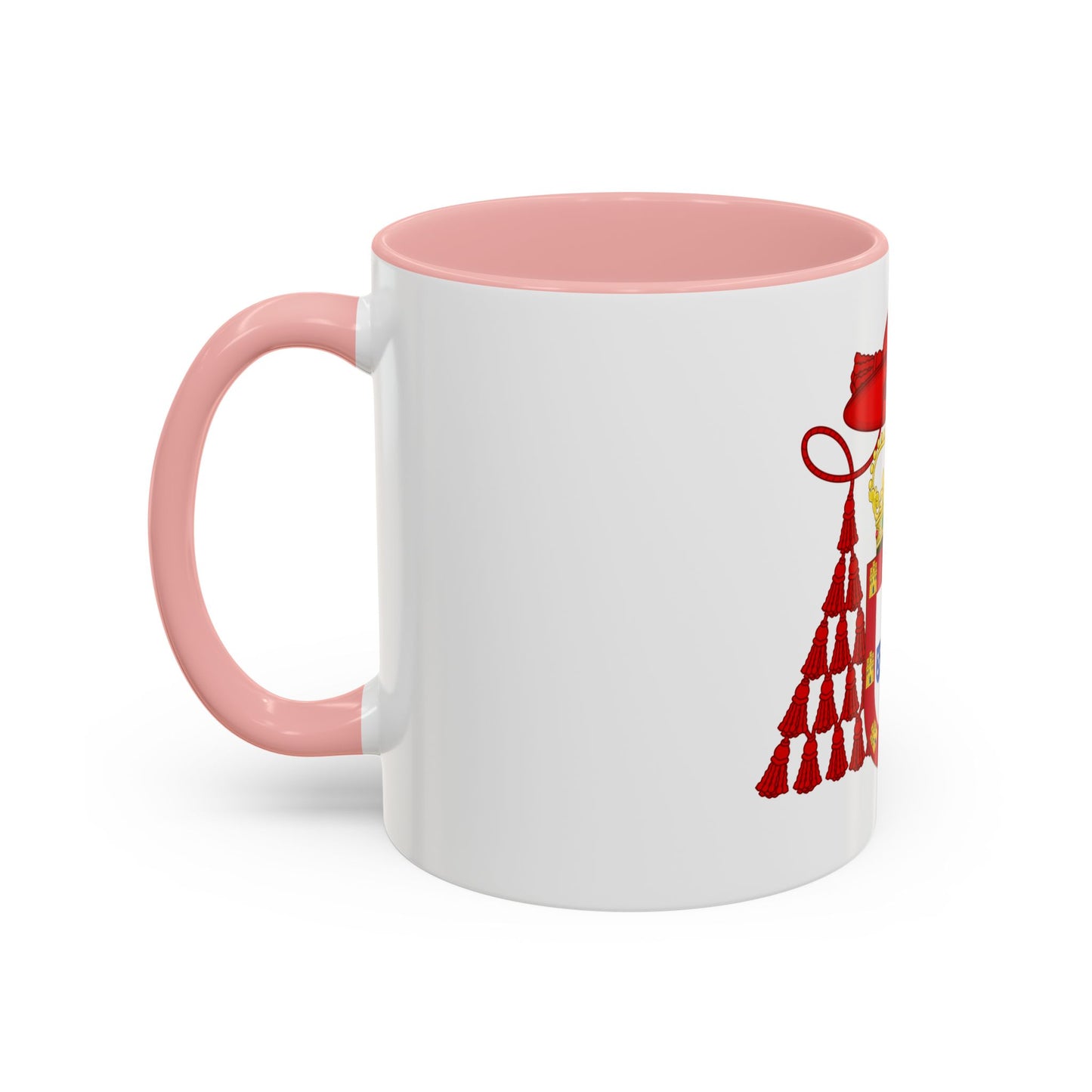 Ornamented Royal Coat of Arms of Cardinal Henry I of Portugal - Accent Coffee Mug