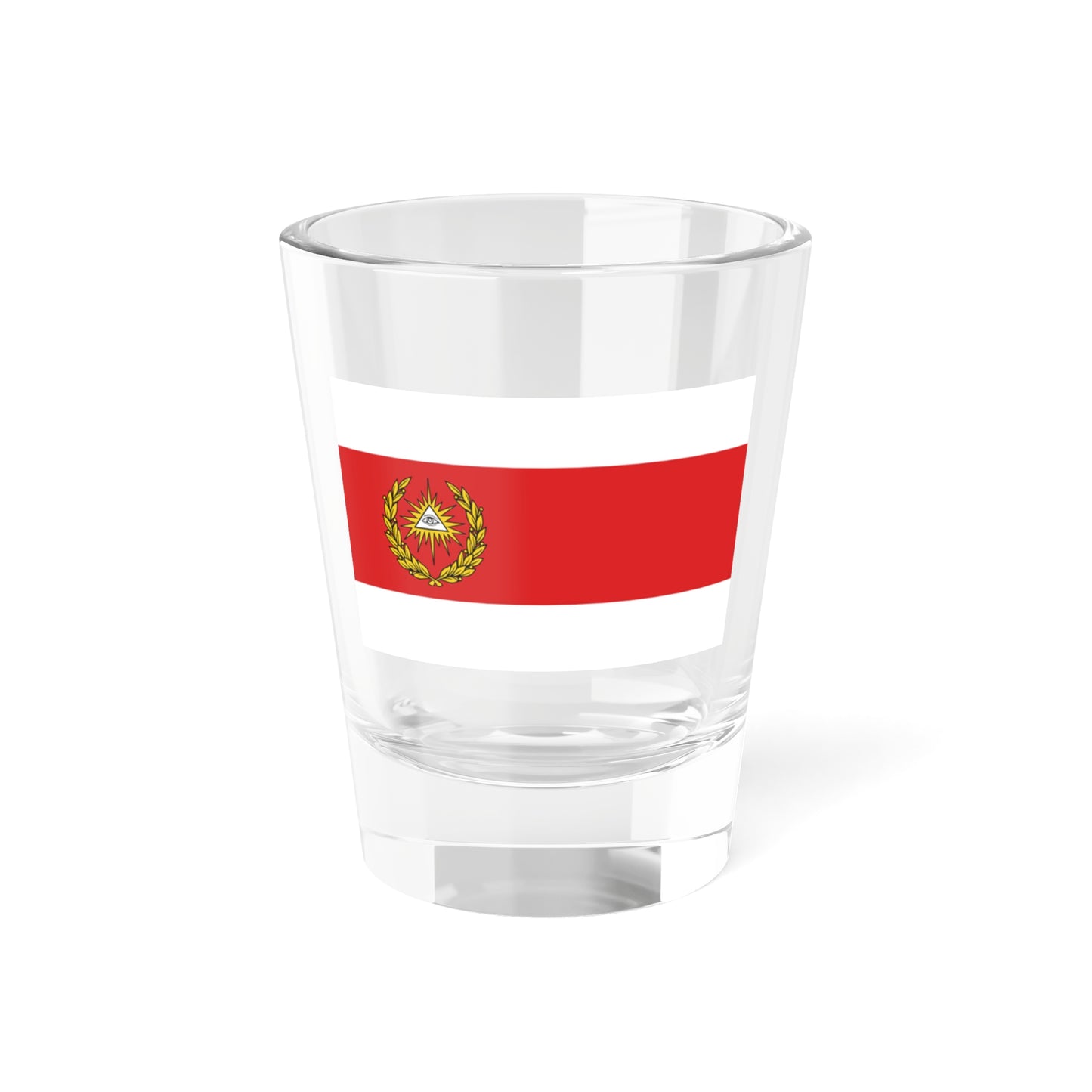 POL Boguchwała flag (Poland) Shot Glass 1.5oz