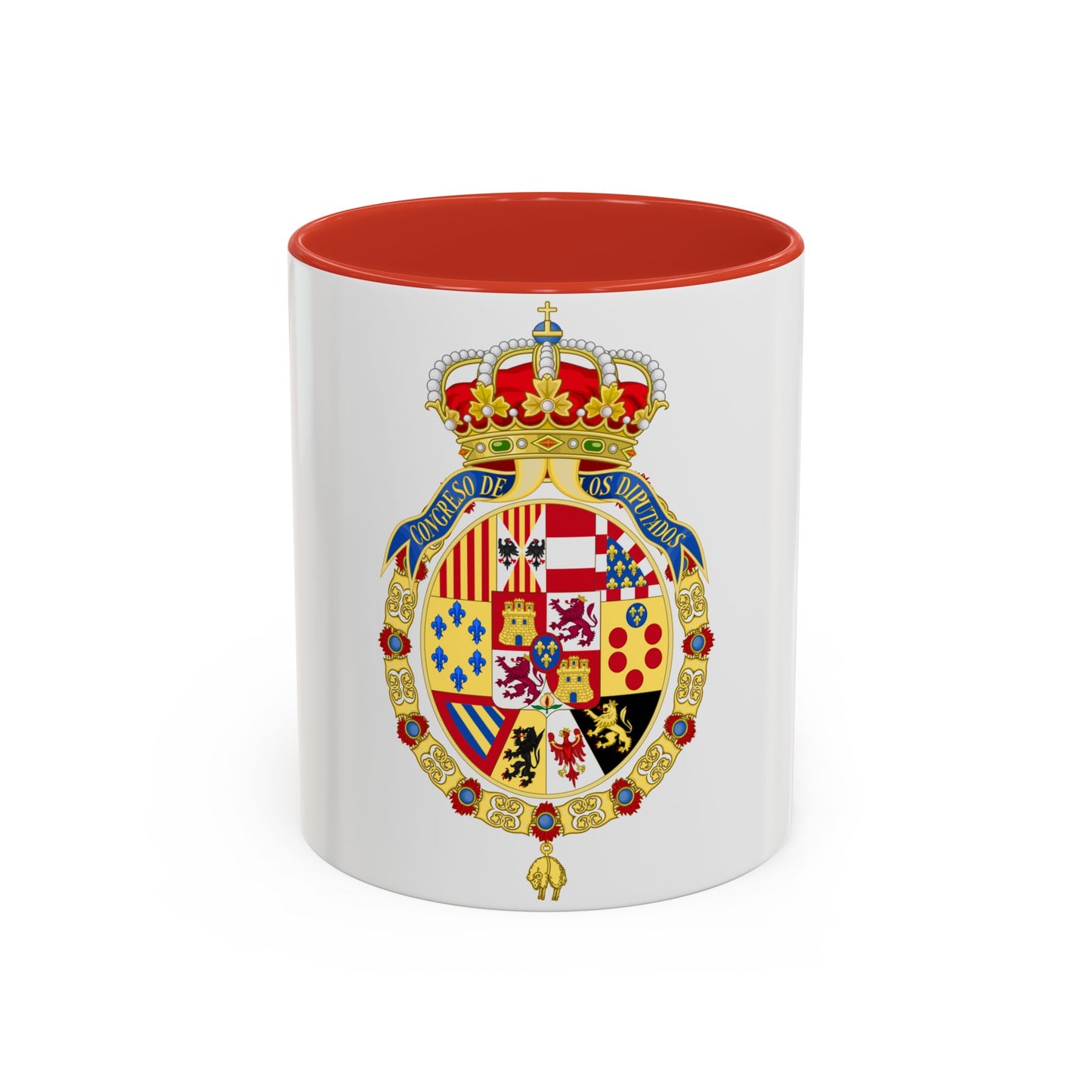 Coat of Arms of the Congress of Spain - Accent Coffee Mug