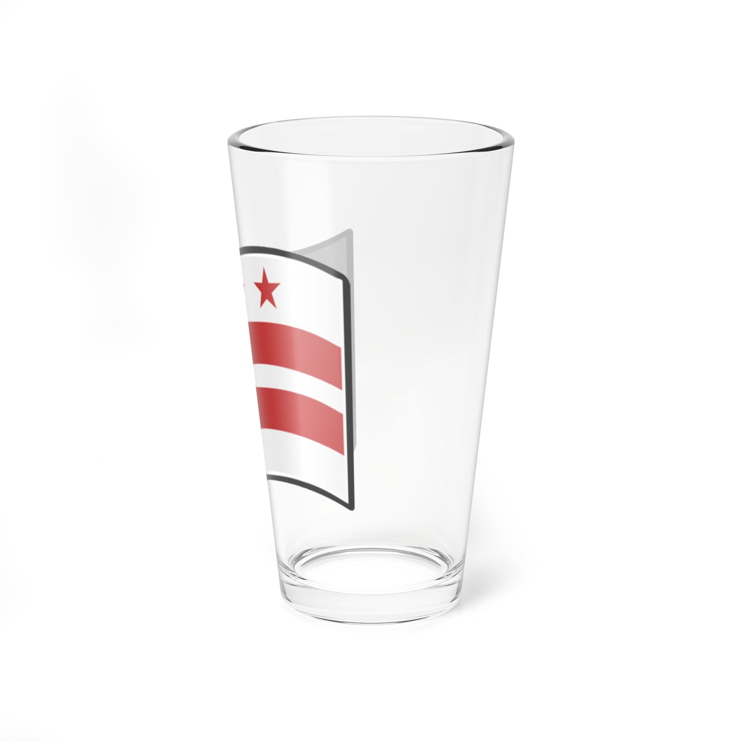 Nuvola Washington D.C. Flag (United States) Pint Glass 16oz