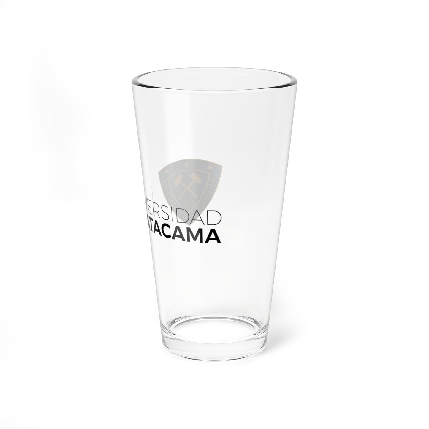 Universidad de Atacama logo 2016 (Chile) (Coat of Arms) Pint Glass 16oz