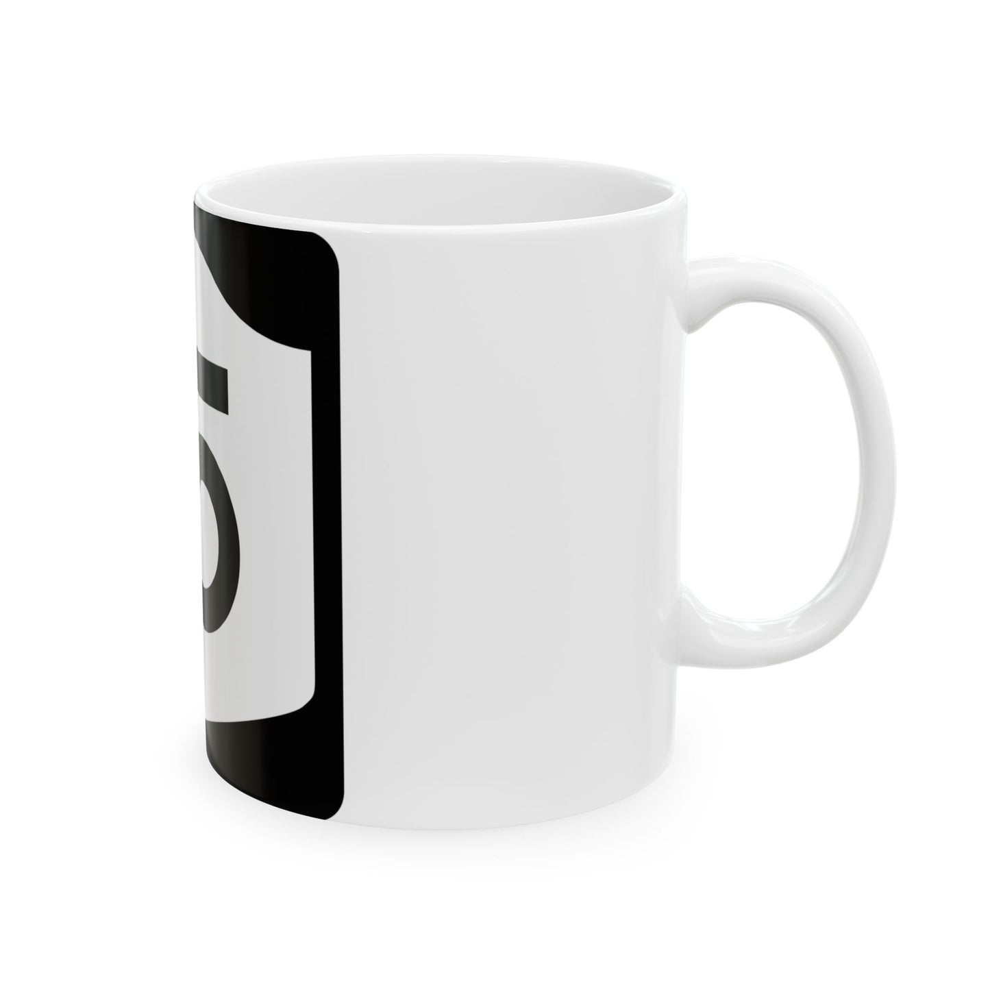 NY-15 (New York) (Road Sign) White Coffee Mug