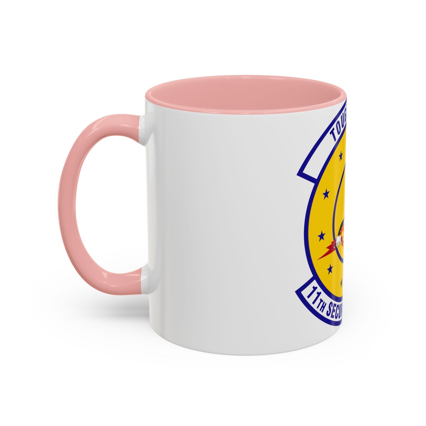 11 Security Forces Squadron USAF (U.S. Air Force) Accent Coffee Mug