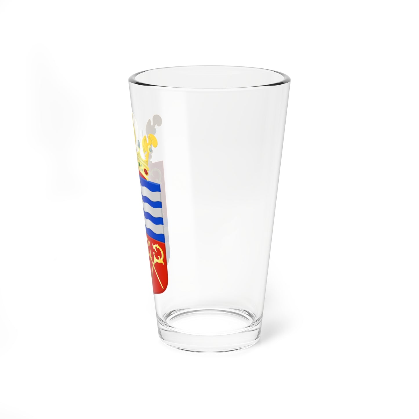 Ten Boer wapen (Netherlands) (Coat of Arms) Pint Glass 16oz