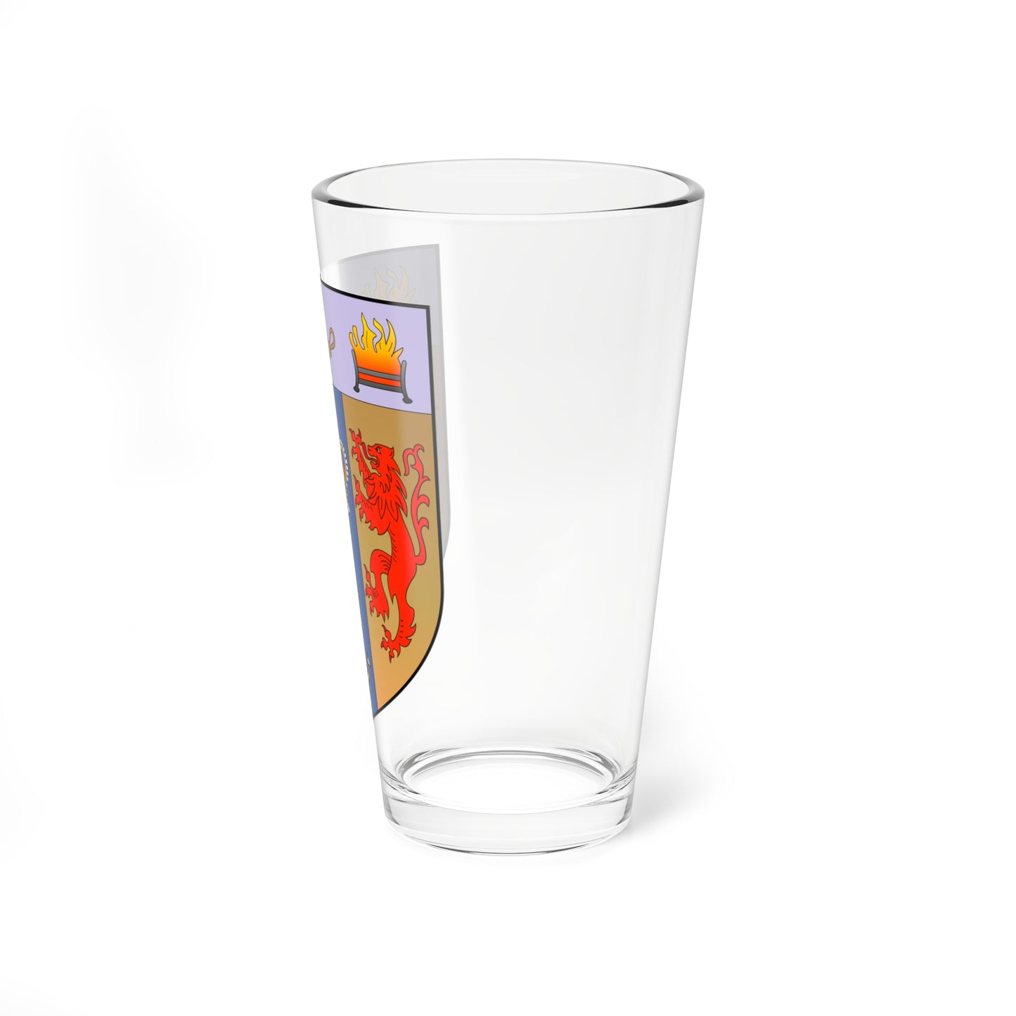 Shield of Kings College London (United Kingdom) (Coat of Arms) Pint Glass 16oz