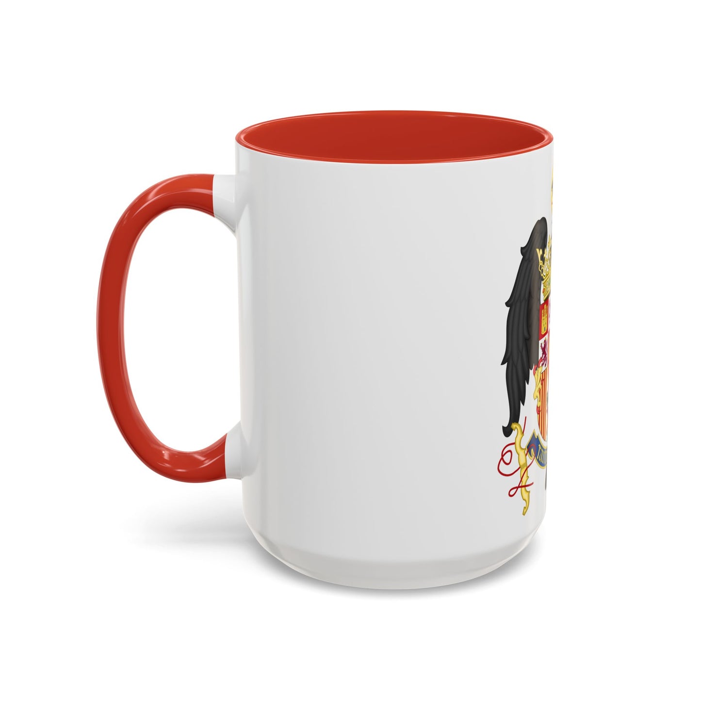 Coat of Arms of Queen Isabella of Castile (1492-1504) - Accent Coffee Mug