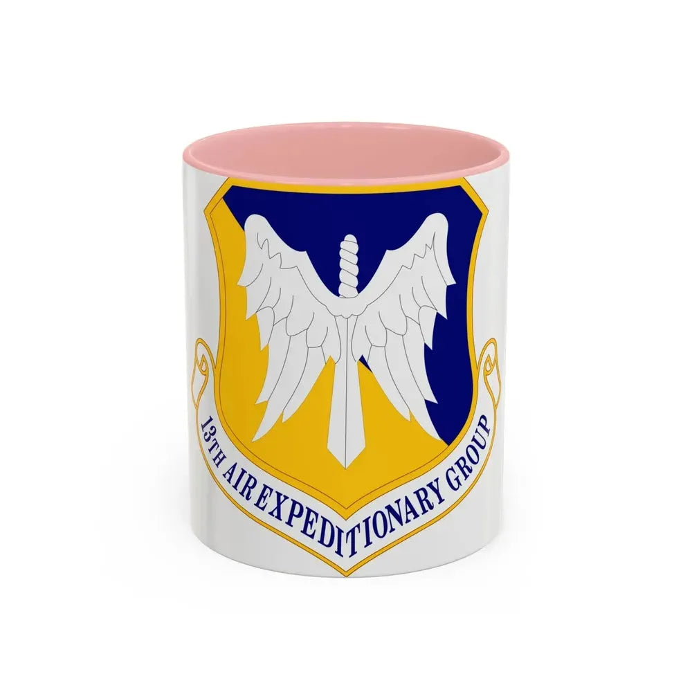 13th Air Expeditionary Group (U.S. Air Force) Accent Coffee Mug 11oz Pink - Go Mug Yourself