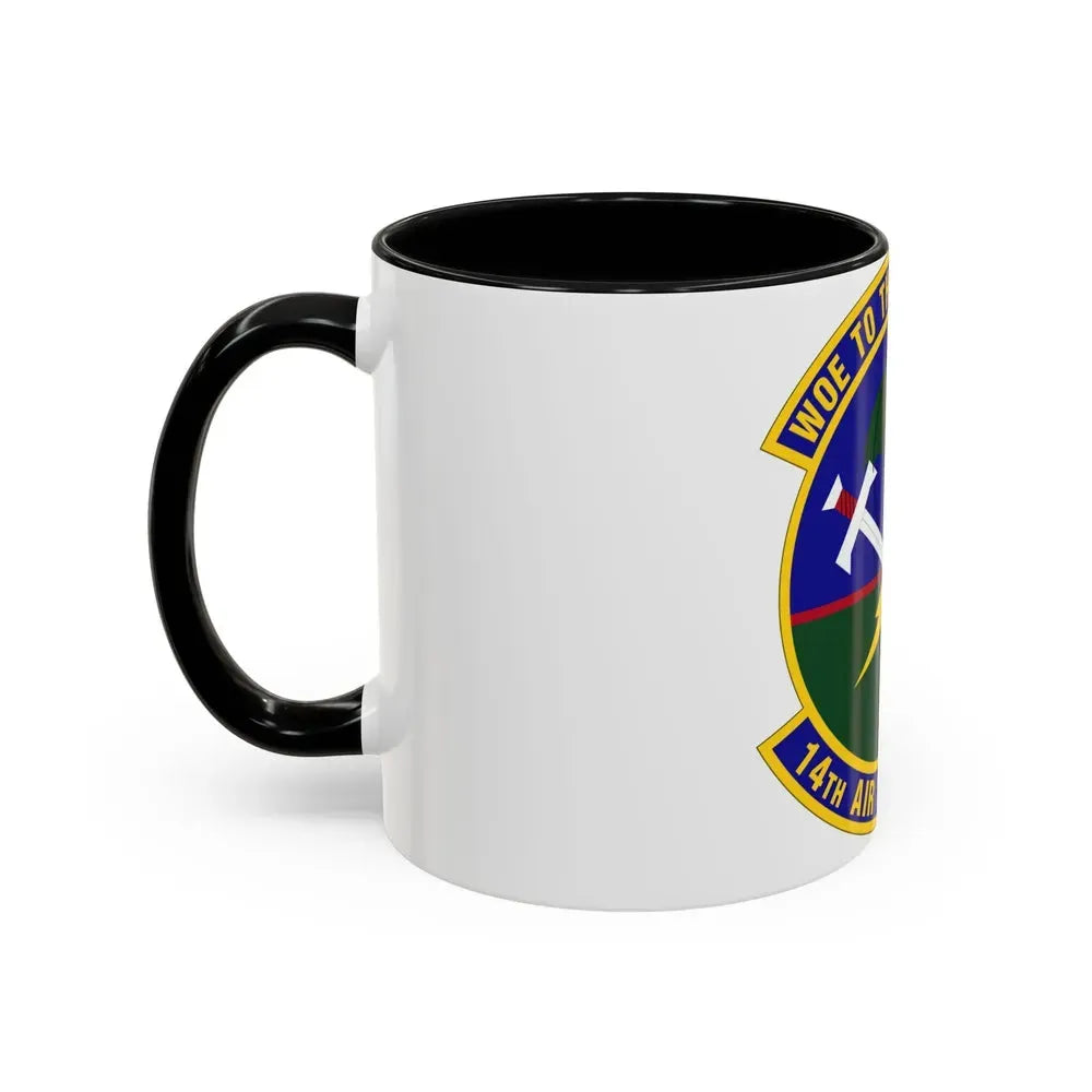 14 Air Support Operations Squadron ACC (U.S. Air Force) Accent Coffee Mug - Go Mug Yourself