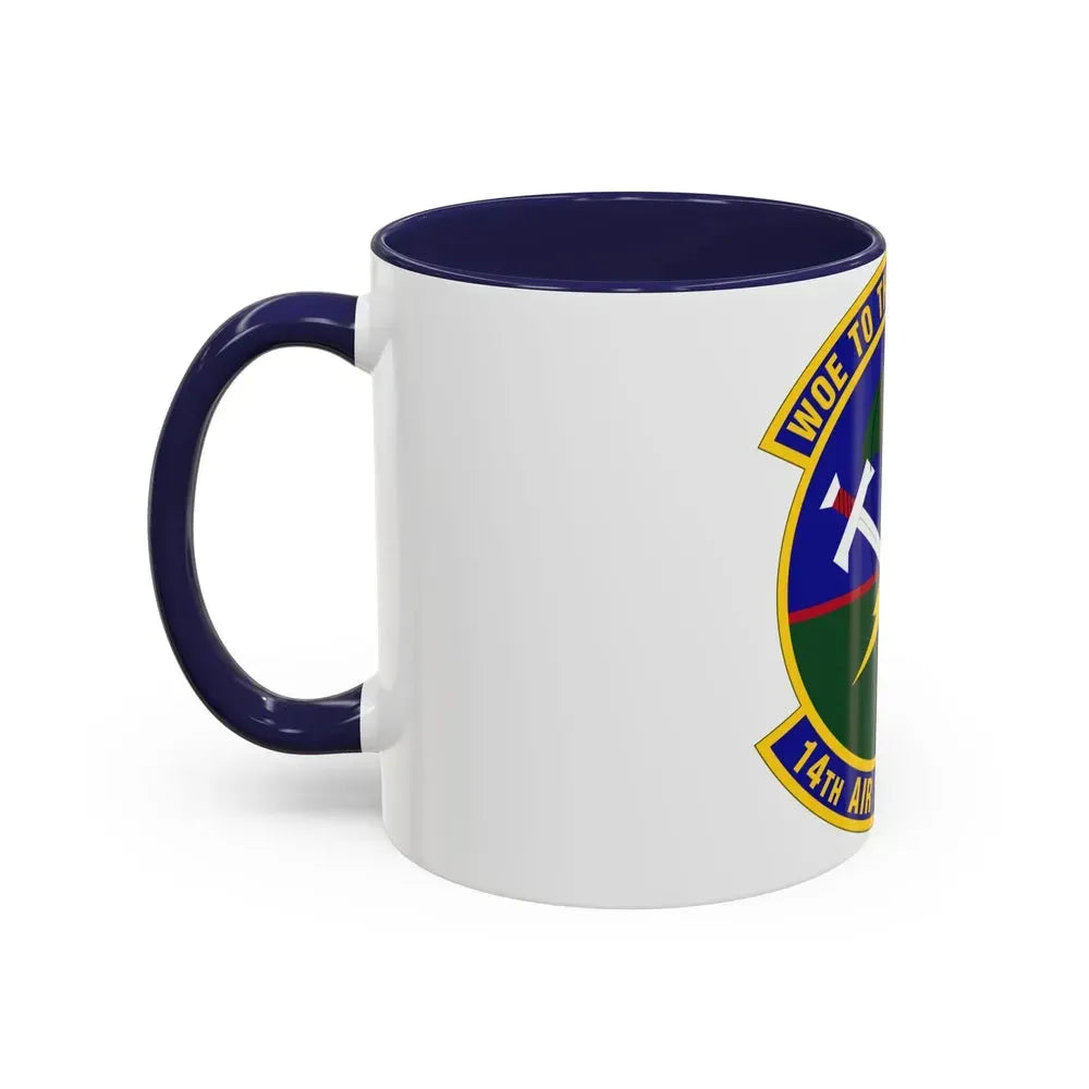 14 Air Support Operations Squadron ACC (U.S. Air Force) Accent Coffee Mug - Go Mug Yourself