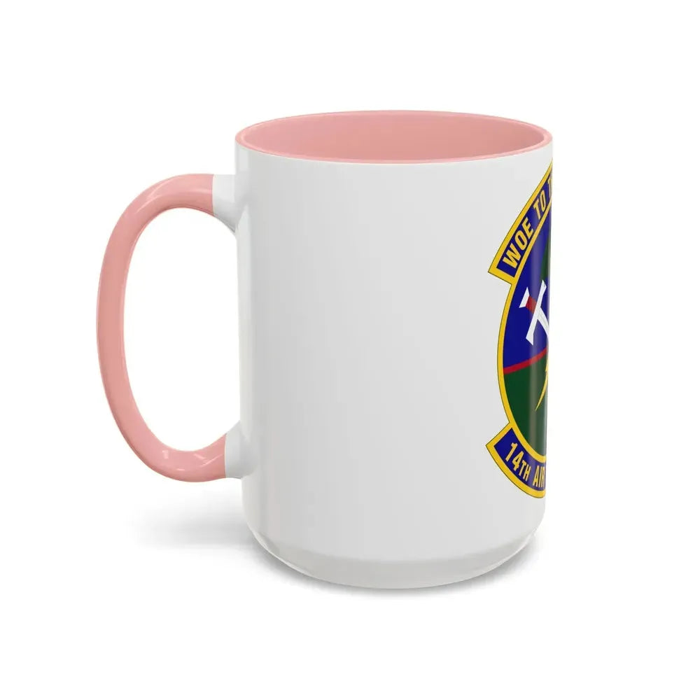 14 Air Support Operations Squadron ACC (U.S. Air Force) Accent Coffee Mug - Go Mug Yourself