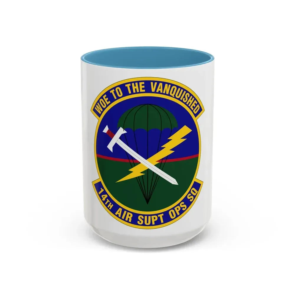14 Air Support Operations Squadron ACC (U.S. Air Force) Accent Coffee Mug - Go Mug Yourself