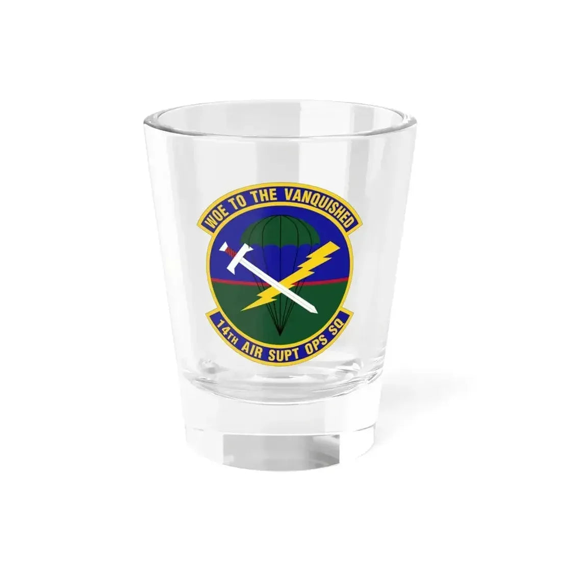 14 Air Support Operations Squadron ACC (U.S. Air Force) Shot Glass 1.5oz 1.5oz - Go Mug Yourself