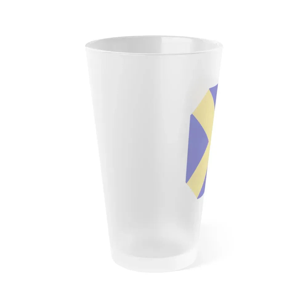 14 Infantry Division (U.S. Army) Frosted Pint Glass 16oz - Go Mug Yourself