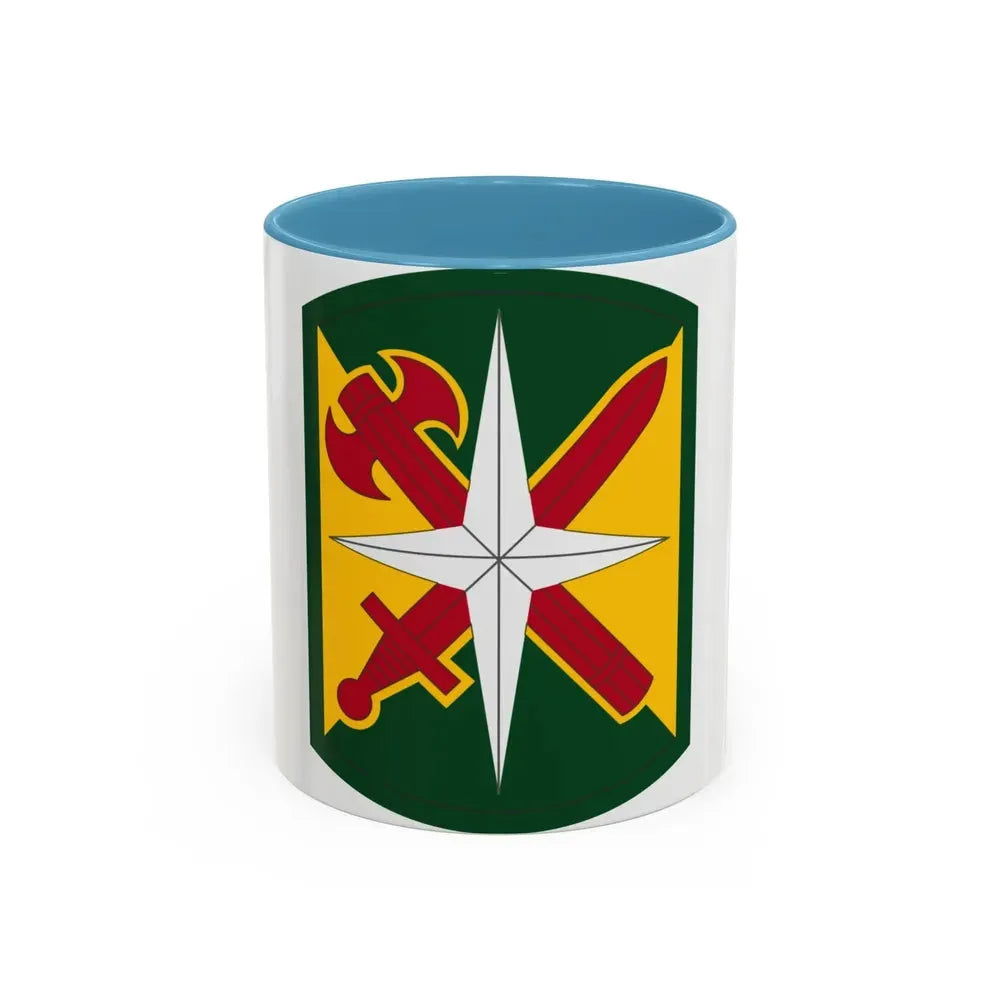 14 Military Police Brigade (U.S. Army) Accent Coffee Mug 11oz Light Blue - Go Mug Yourself