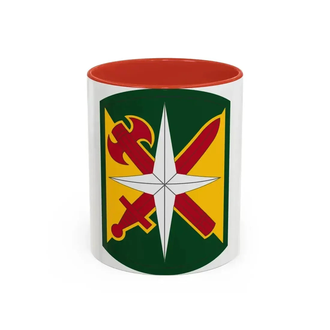 14 Military Police Brigade (U.S. Army) Accent Coffee Mug 11oz Red - Go Mug Yourself