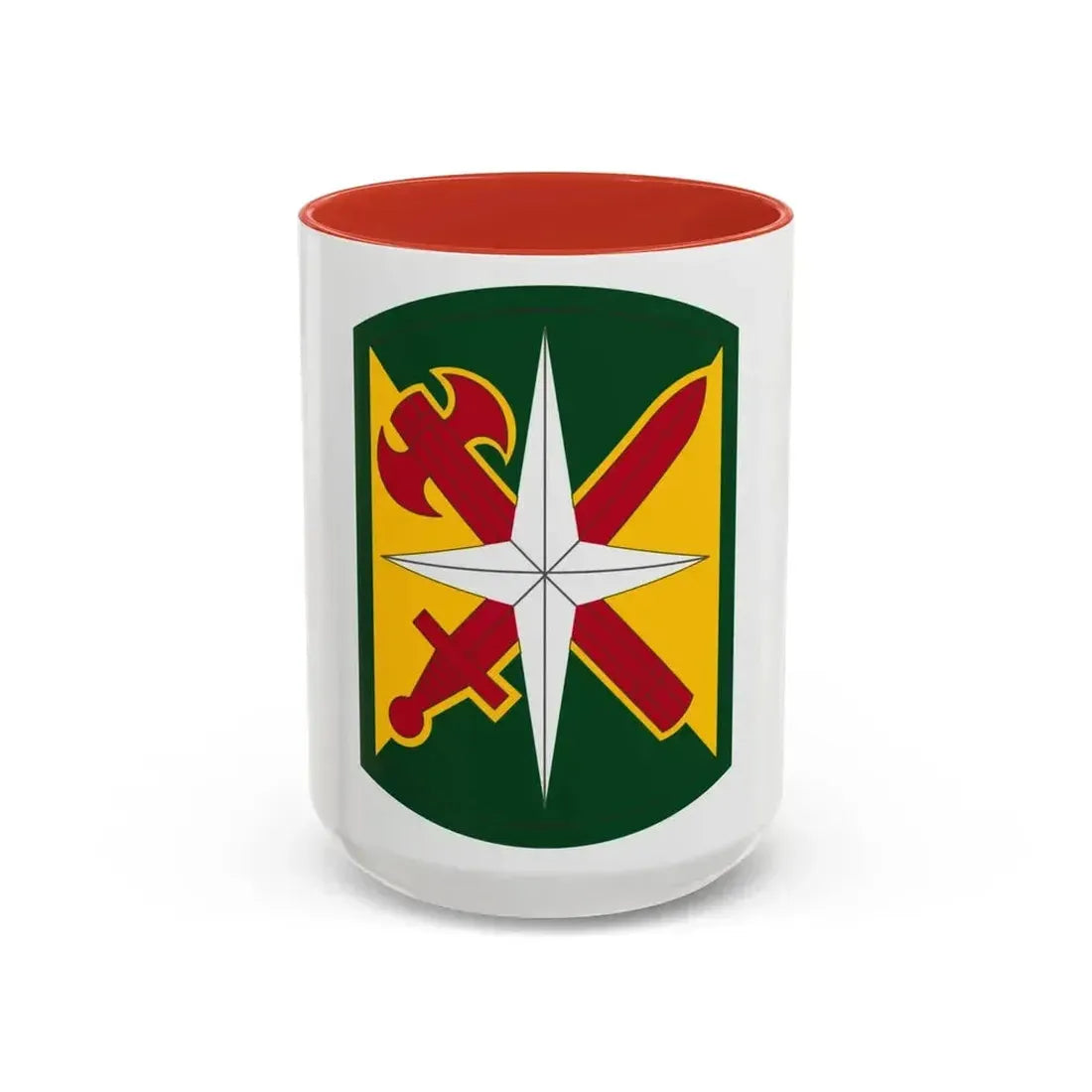 14 Military Police Brigade (U.S. Army) Accent Coffee Mug 15oz Red - Go Mug Yourself