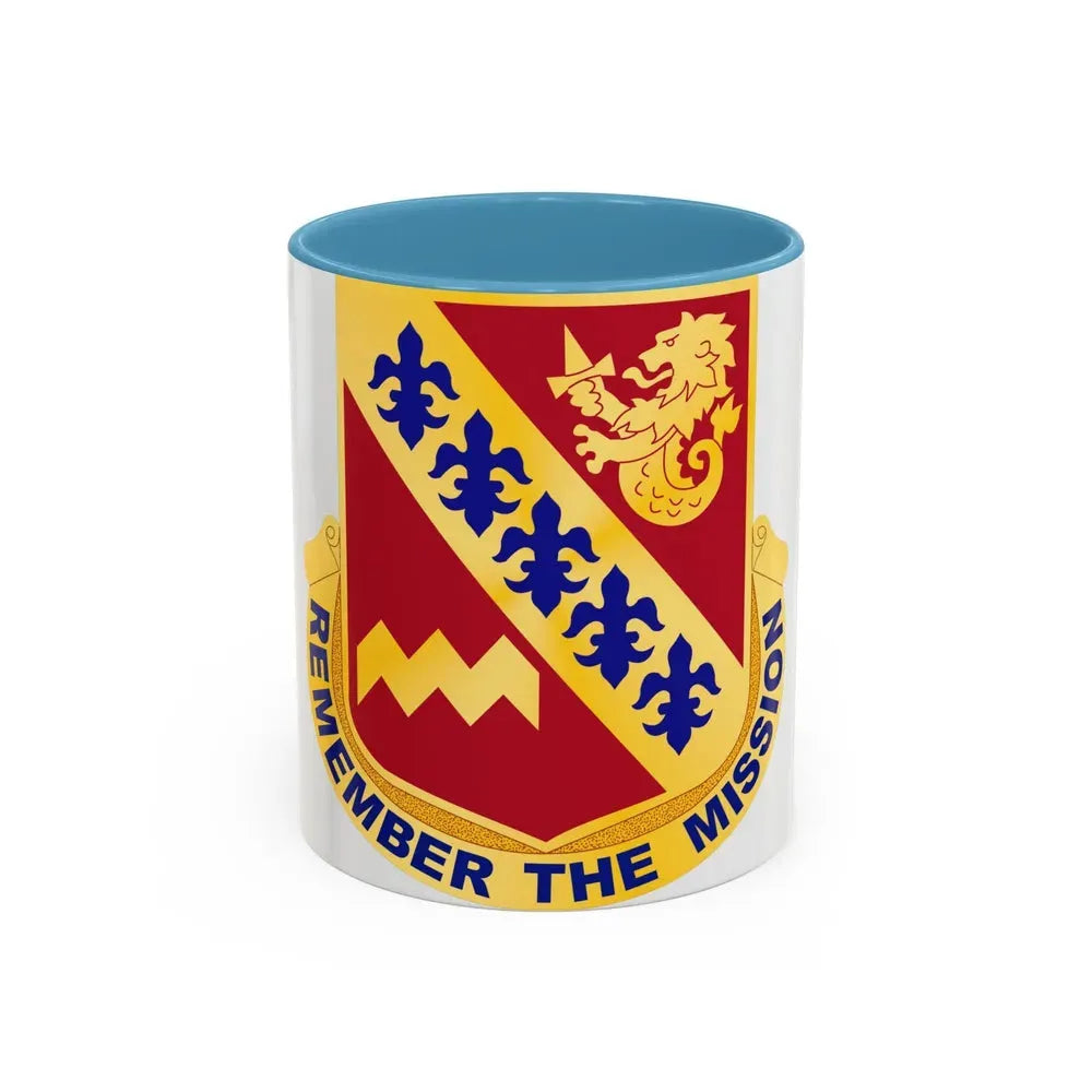 140 Signal Battalion (U.S. Army) Accent Coffee Mug 11oz Light Blue - Go Mug Yourself
