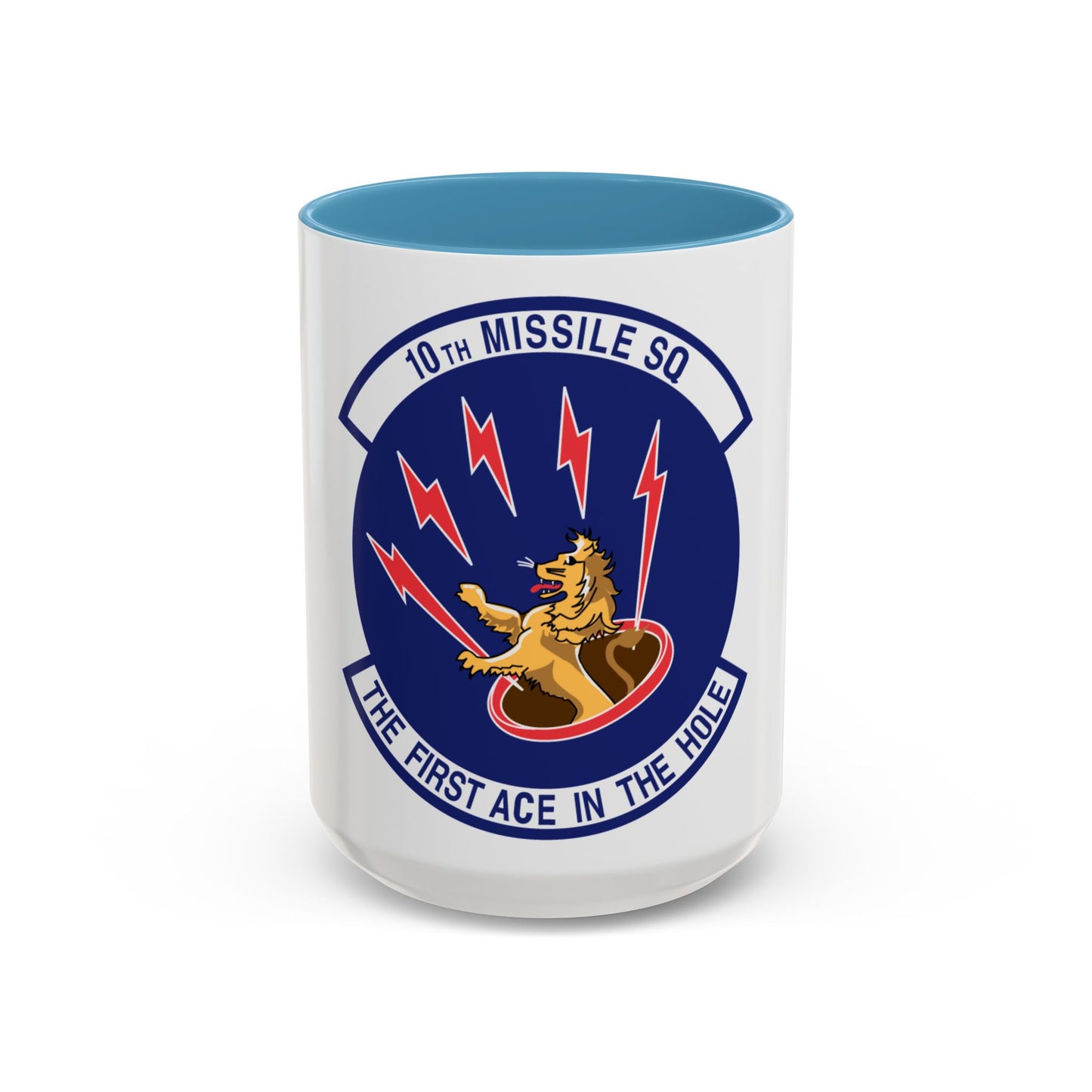 10th Missile SQ The First In The Hole (U.S. Air Force) Accent Coffee Mug