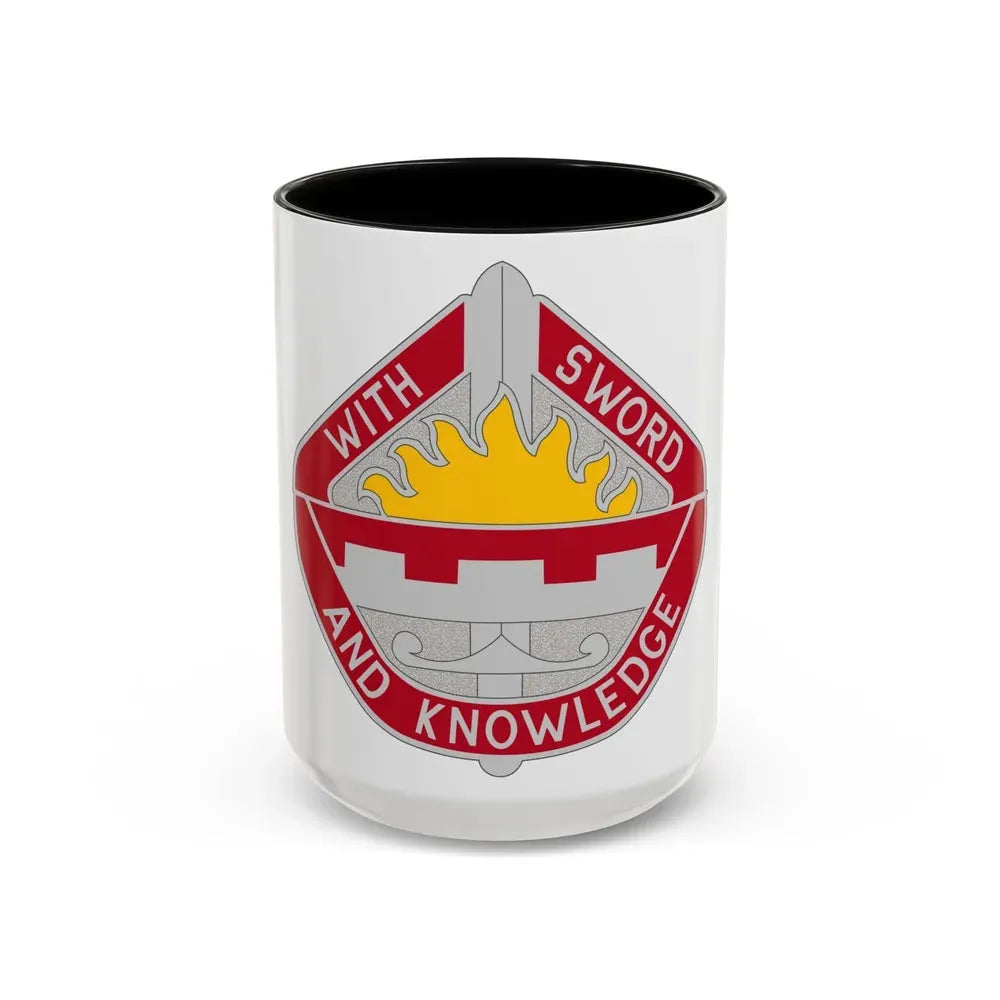 1401 Engineer Battalion (U.S. Army) Accent Coffee Mug 15oz Black - Go Mug Yourself