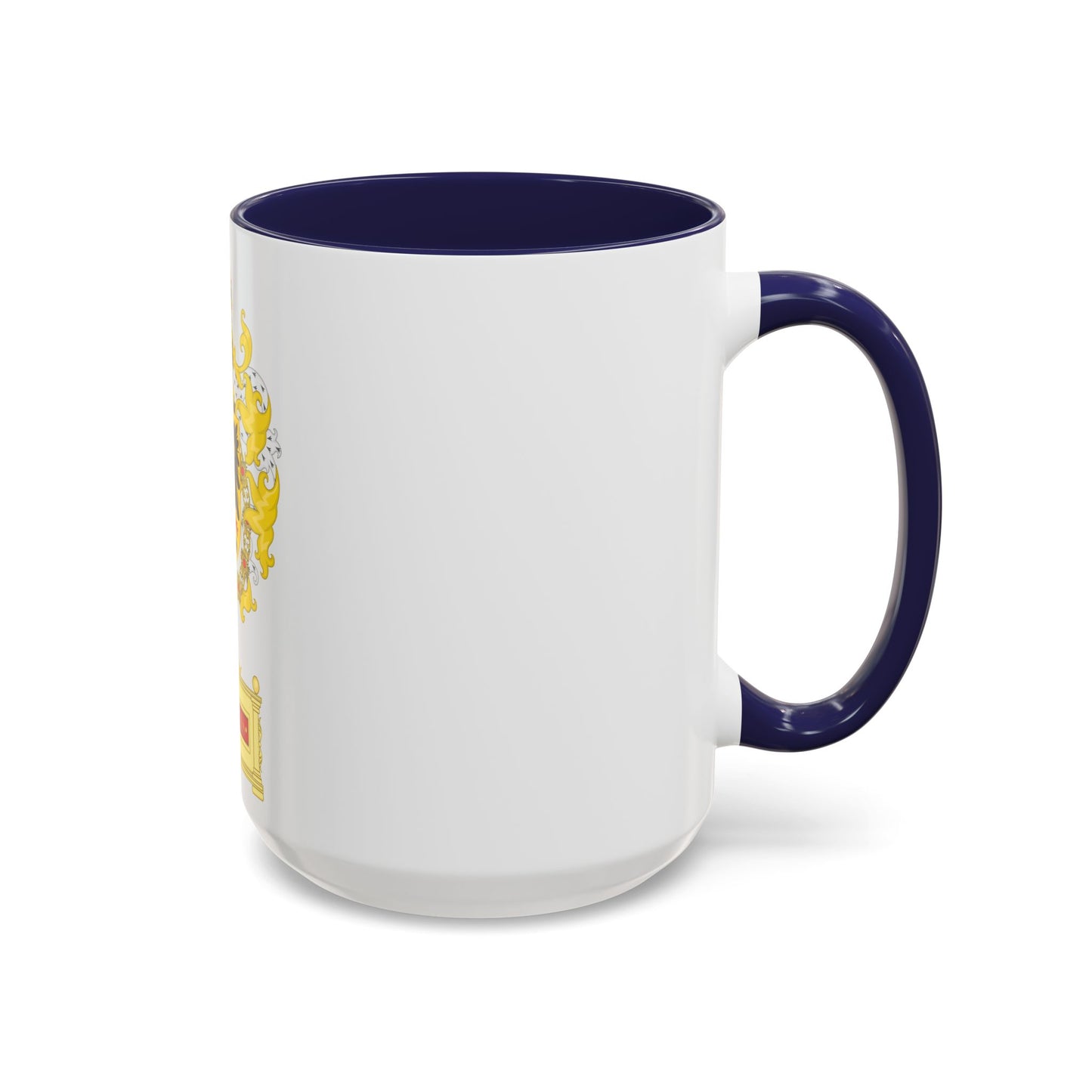 Ornamented Coat of Arms of Maximilian I, Holy Roman Emperor - Accent Coffee Mug
