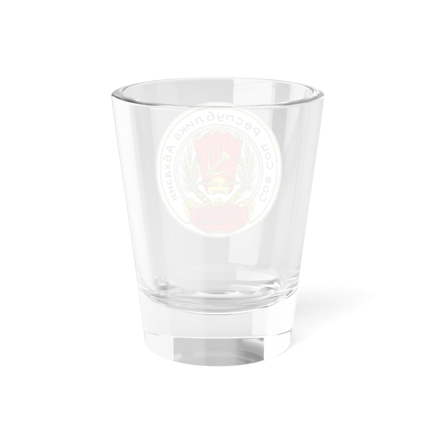 COA of the Abkhazia 1921-1925 (Georgia) (Coat of Arms) Shot Glass 1.5oz
